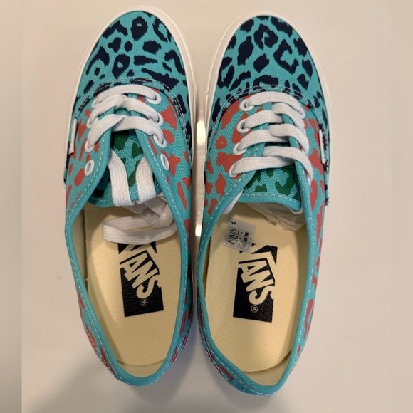 Vans LX Authentic 44 Cheetah Pool Blue Multi Sneakers - BRAND NEW - Picture 5 of 9